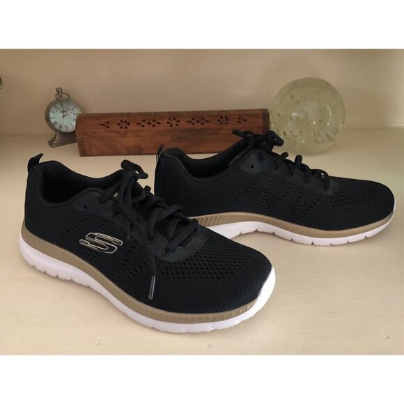 NEW Skechers Women's Memory Foam Slip-ins Summits-Night Chic Sneaker Size 9 - Picture 4 of 9